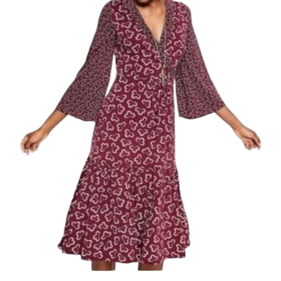 Boden Dresses & Skirts - Boden Hettie faux wrap floral cloud dress - 6R.              G43